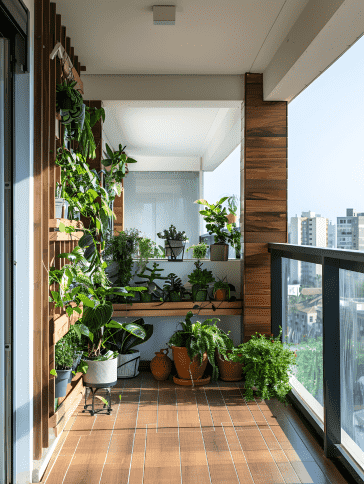 Outdoor Space in Balcony